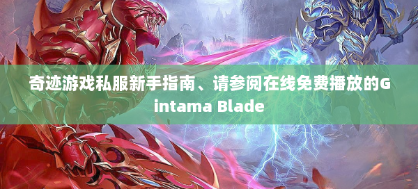 奇迹游戏私服新手指南、请参阅在线免费播放的Gintama Blade  第3张