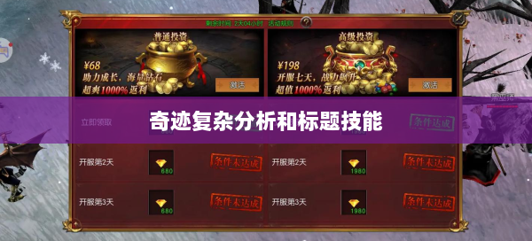 奇迹复杂分析和标题技能  第3张
